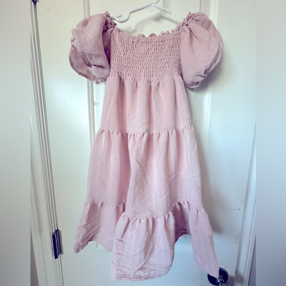 Boutique Girl’s Pink Flower Girl Party Dress 5T